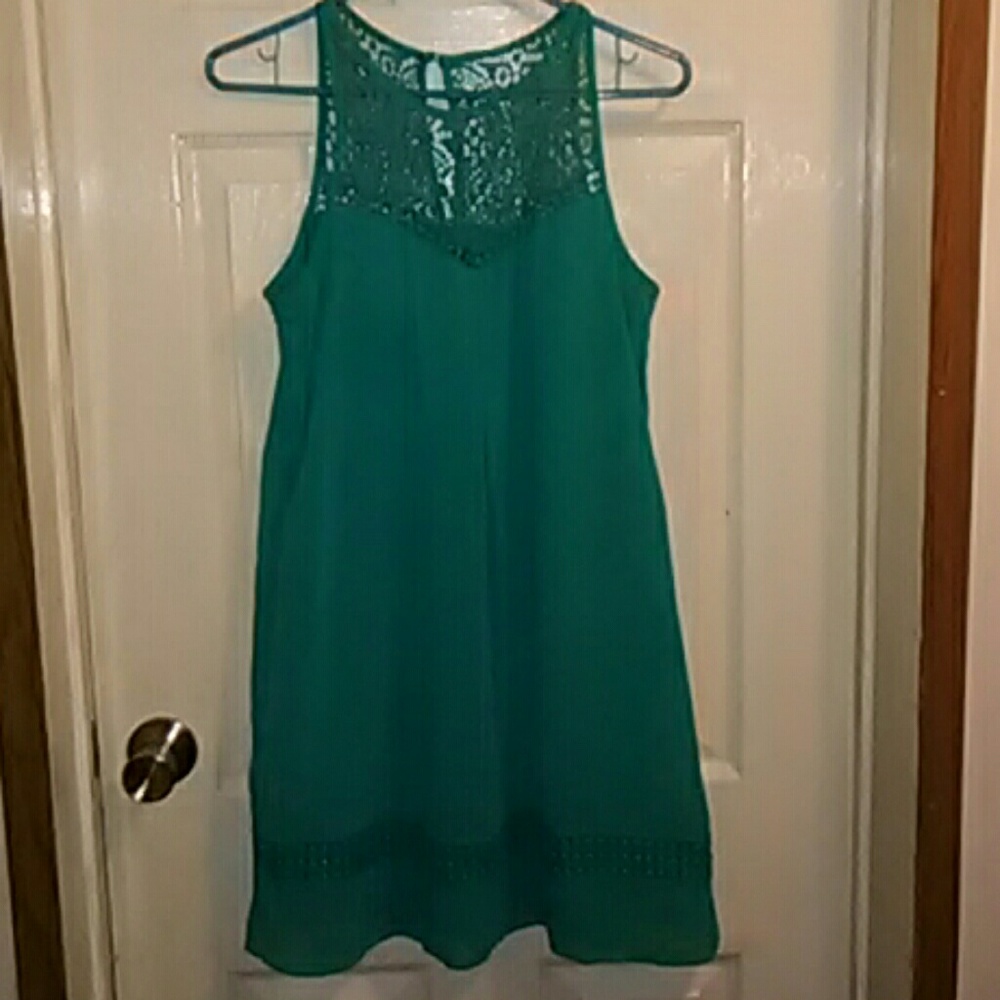 Teal dress